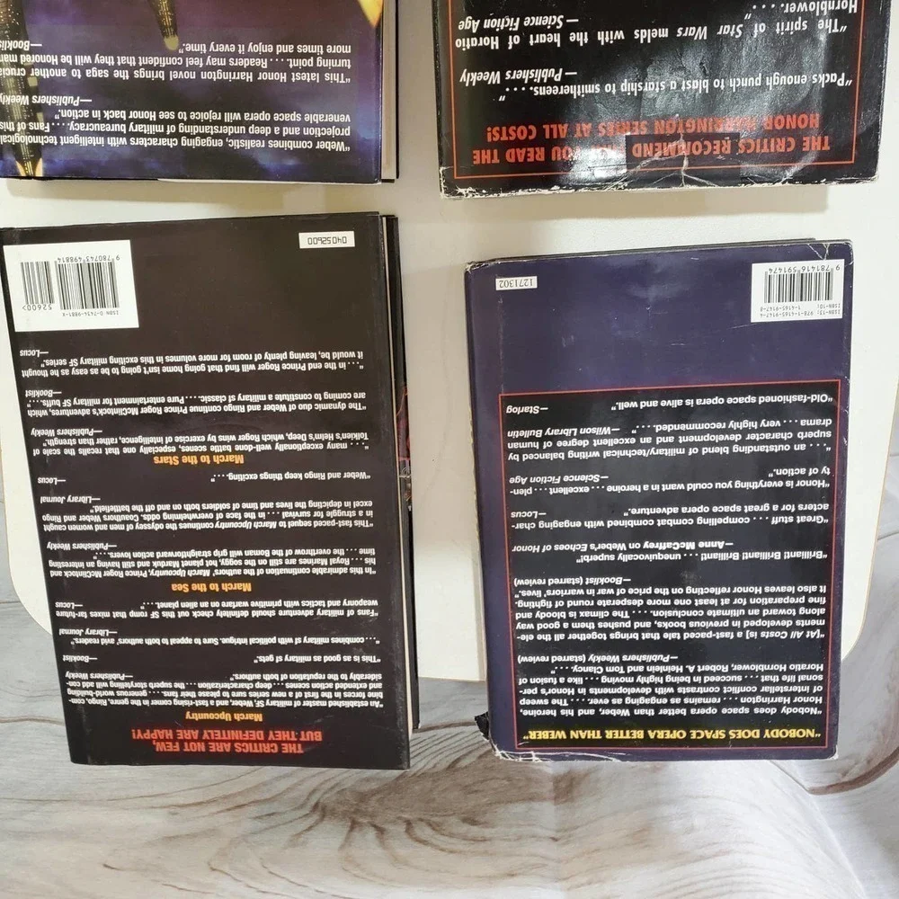 David Weber Classic 4 Book Science Fiction Bundle Novel Vintage Set